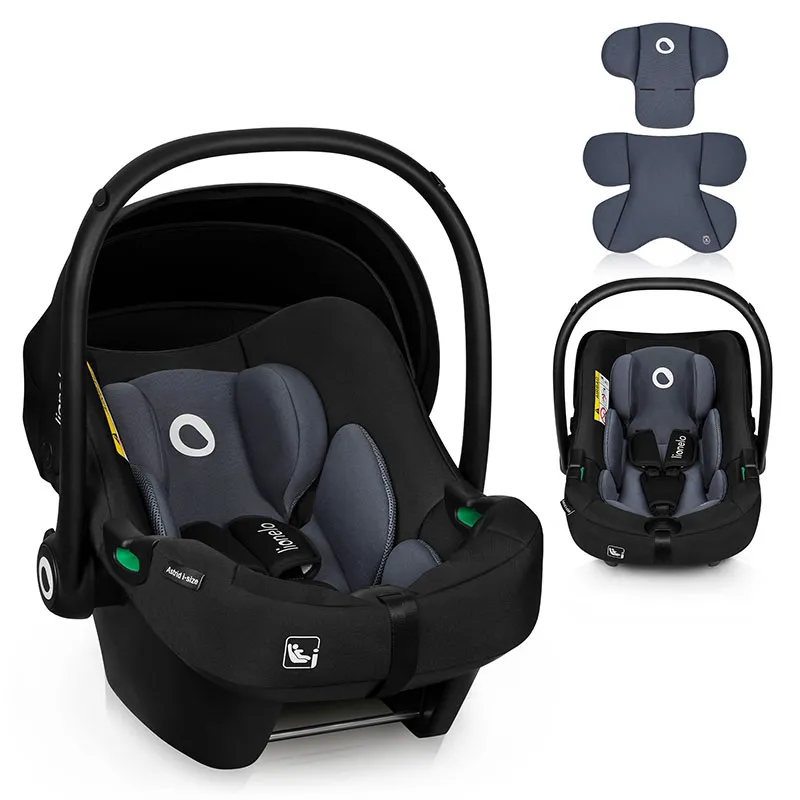 Siège-auto I-Size Astrid 40-87cm - Noir/Gris-3