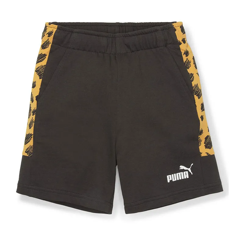 Short Mixte Enfant Essentials Mates Puma - Noir-0
