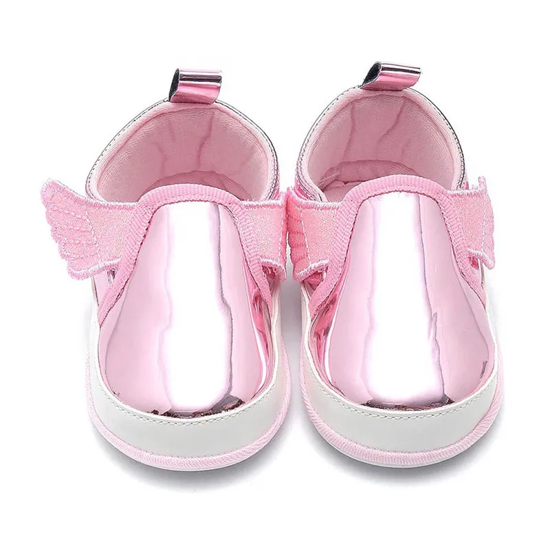 Baskets Premiers pas Ailes - Rose-1