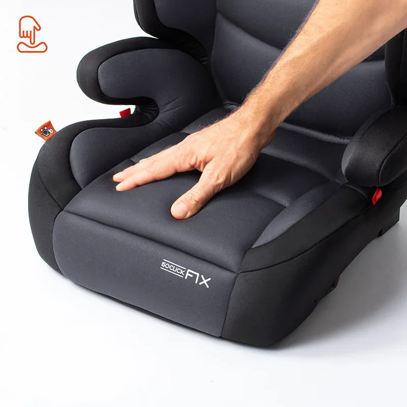 Siège-auto ISOFIX Jet Fix Gr.2/3 - Noir/Gris-6