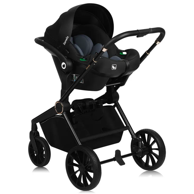 Trio Poussette Mika Plus + Nacelle + Siège-Auto Beige Sand - 0m+-1