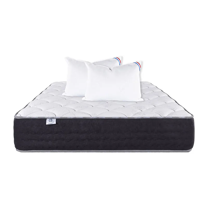 Matelas Sérénité 27cm très ferme ress. ensachés + 2 Oreillers-0