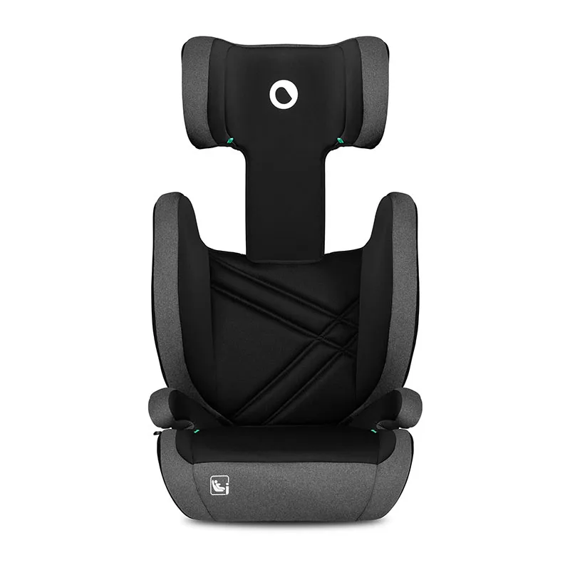 Siège-auto I-Size/Isofix ou Ceinturé Hugo 100-150cm - Black Grey-3