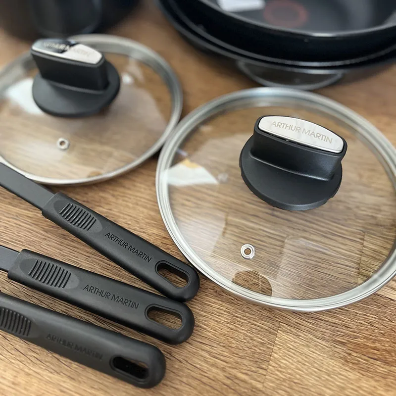 Batterie de cuisine 12pcs Alu. - Tous feux dont Induction-7