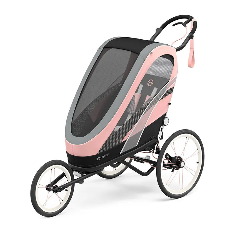 Poussette Multisport Zeno Black Pink/Silver Pink - 6m+-1