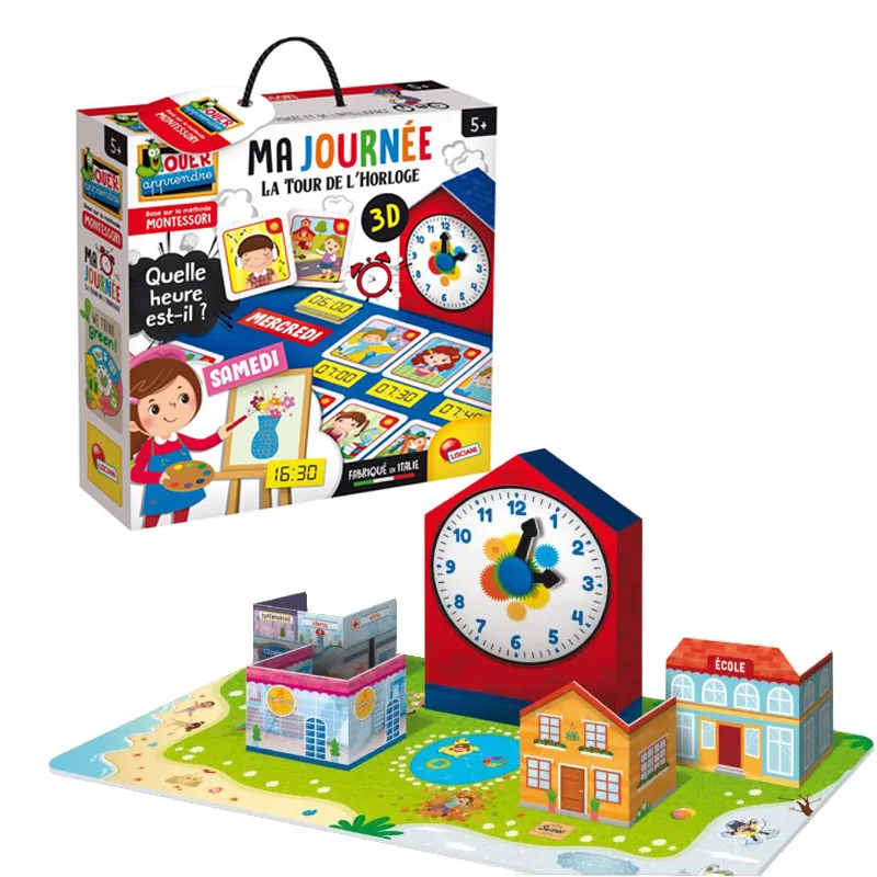 Jeu Montessori Ma journée La tour de l'horloge - 36m+-0