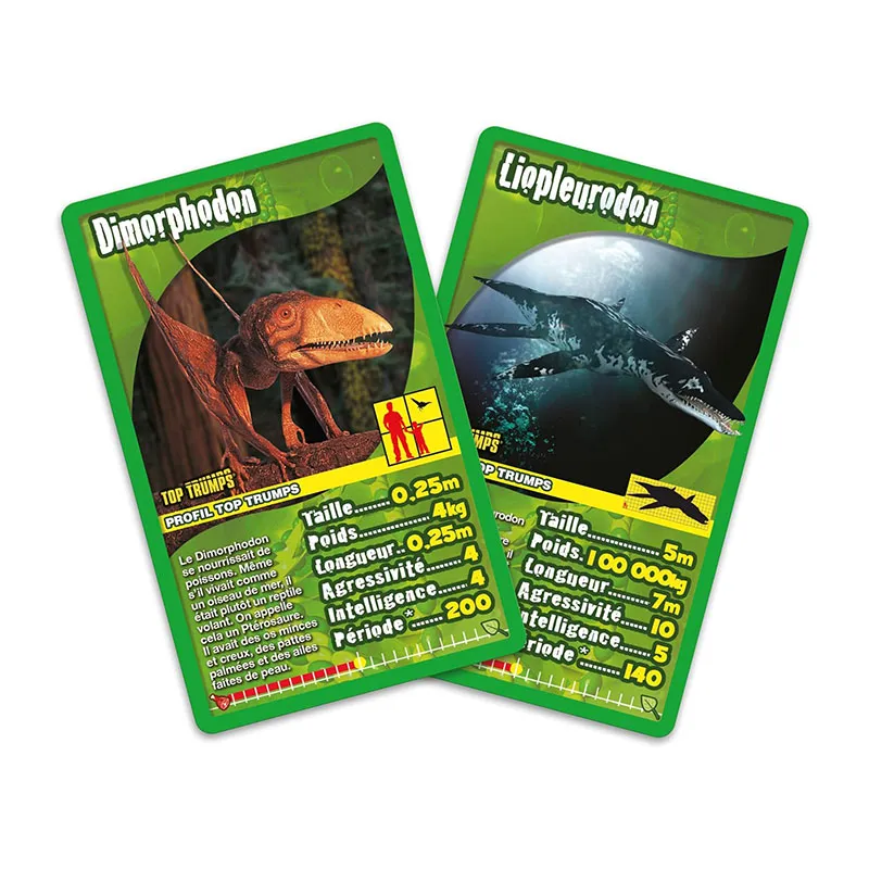 Jeu de cartes Top Trumps Dinosaures - 6+-1
