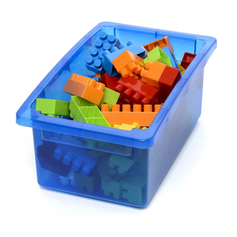 Bac en plastique Bleu - 13,5x19,5x33,5cm-0