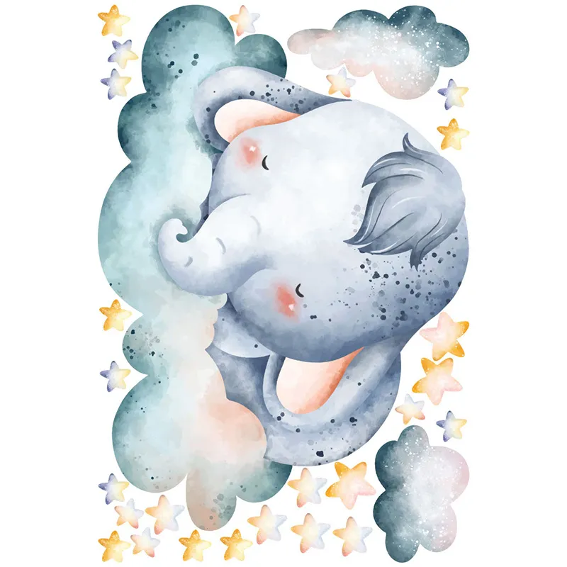 Stickers - Éléphant au pays des rêves-2
