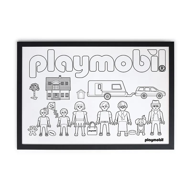 Poster à colorier Playmobil - 60x40cm-2