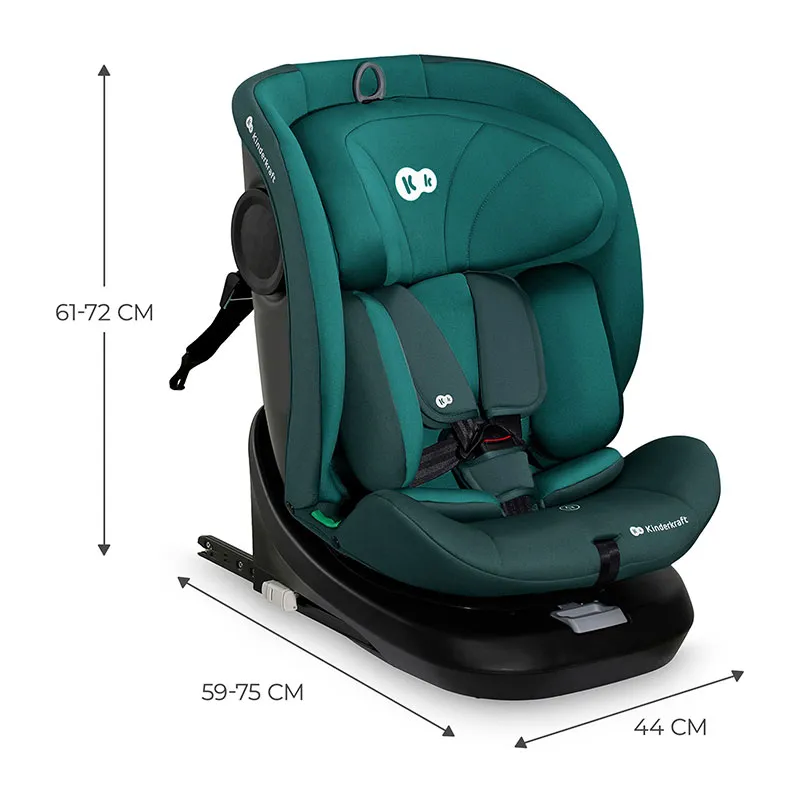 Siège-auto 360° I-Grow i-Size/Isofix 40-150 cm - Vert-5