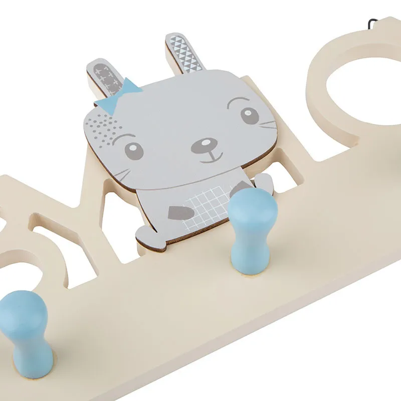 Patère Baby Love Lapin - 39,5x13cm-3