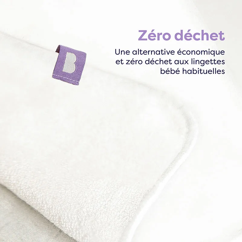 10 Lingettes lavables Révolutionnaires Extra+ - Neige-4
