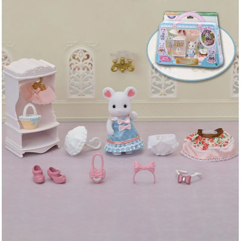 Valisette de mode Grande soeur souris marshm. - 13pcs-3