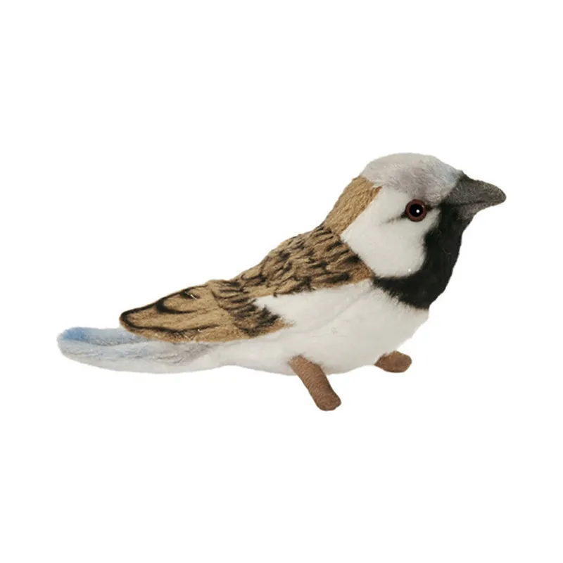 Peluche Oiseau moineau Hansa - 14cm-0