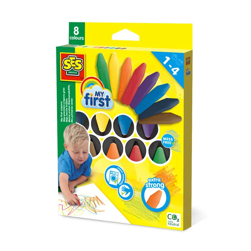 My First 8 crayons gras - 12m+-0