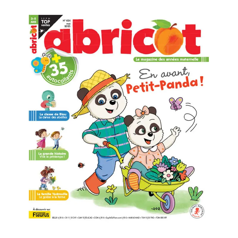 Abo.1an Abricot + 4 Abricot Jeux 16n° - 3-5+-1
