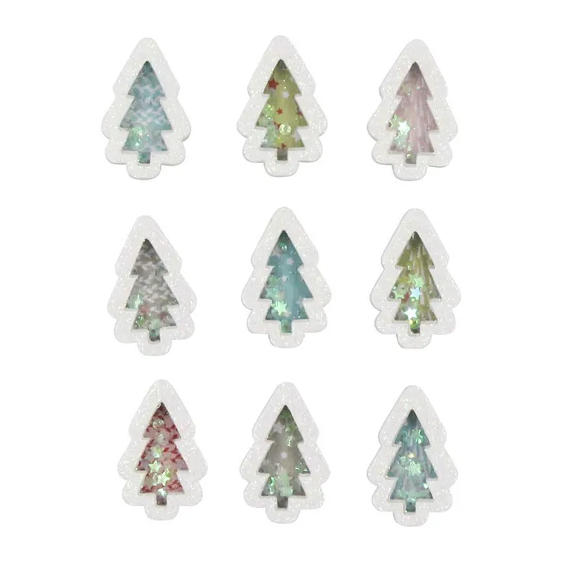 Stickers Noël feutrine/sequins - 27pcs-0
