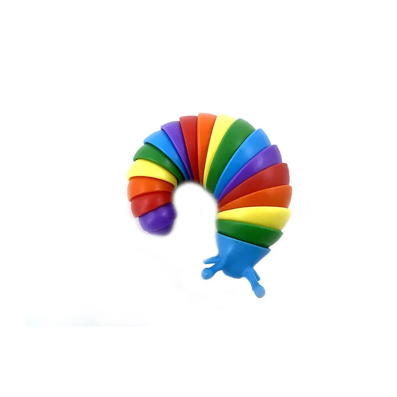 Limace arc-en-ciel articulée en 3D - 36m+-1