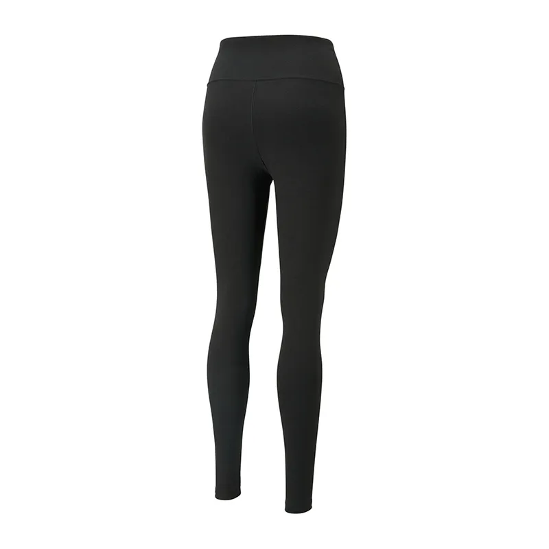 Legging Femme taille haute Her - Noir/Logo Blanc - PUMA-2