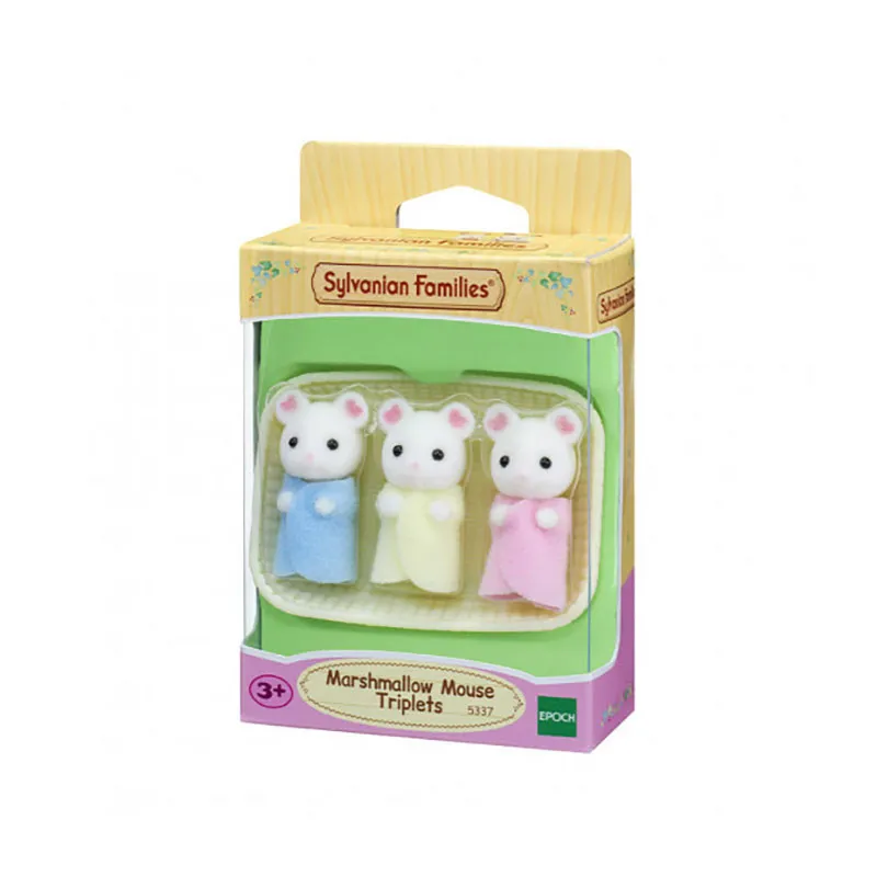Triplés souris marshmallow & couffin - 4pcs-1