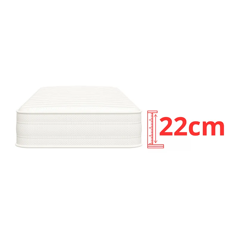 2 Matelas 80x200x25cm + 1 sur-matelas-4