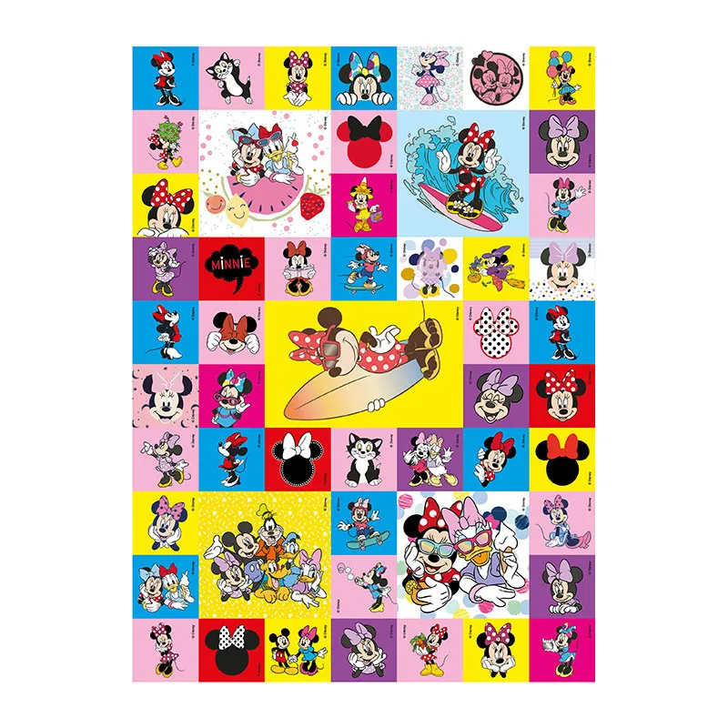 Stickers & Coloriage Minnie 100pcs - 36m+-2