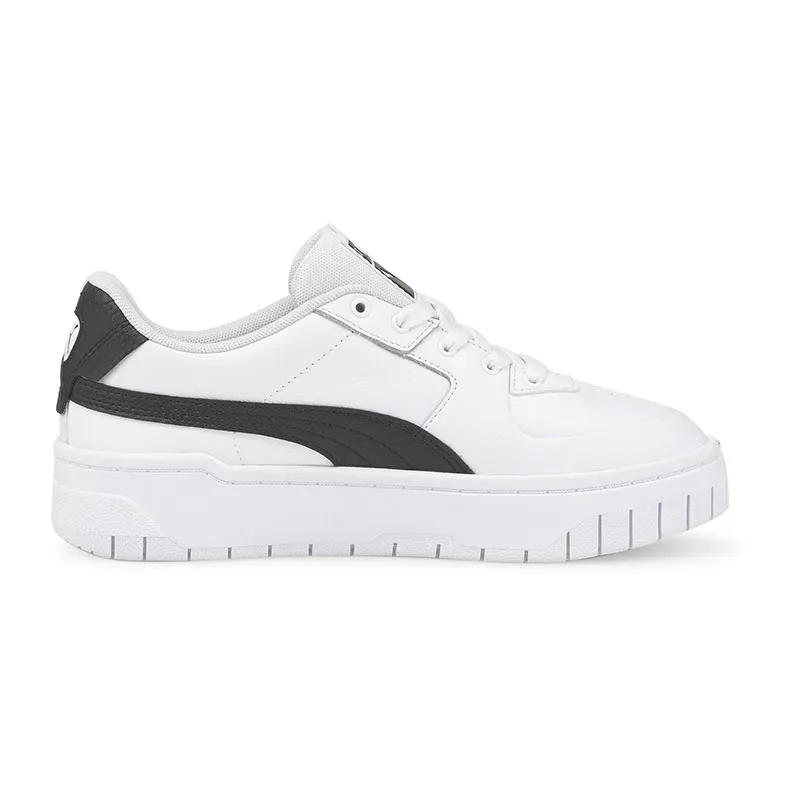 Baskets Femme Cali Dream Leather Puma - Blanc/Noir-2