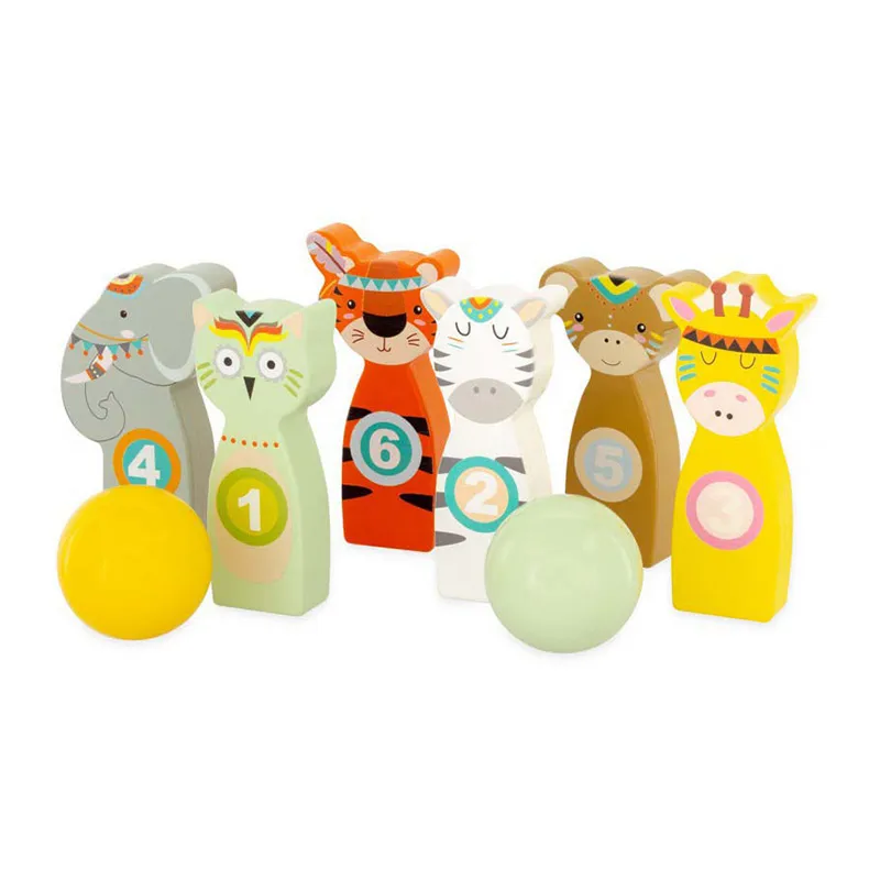 Jeu de quilles Animaux - 18m+-0