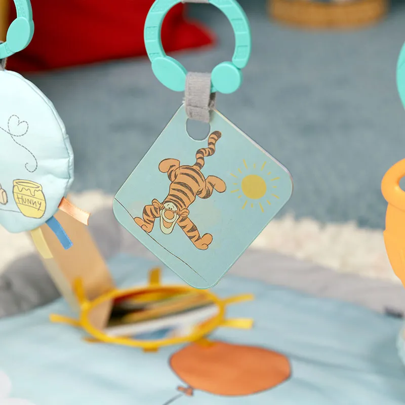 Tapis d'éveil avec arche en bois Winnie l'ourson - 0m+-8