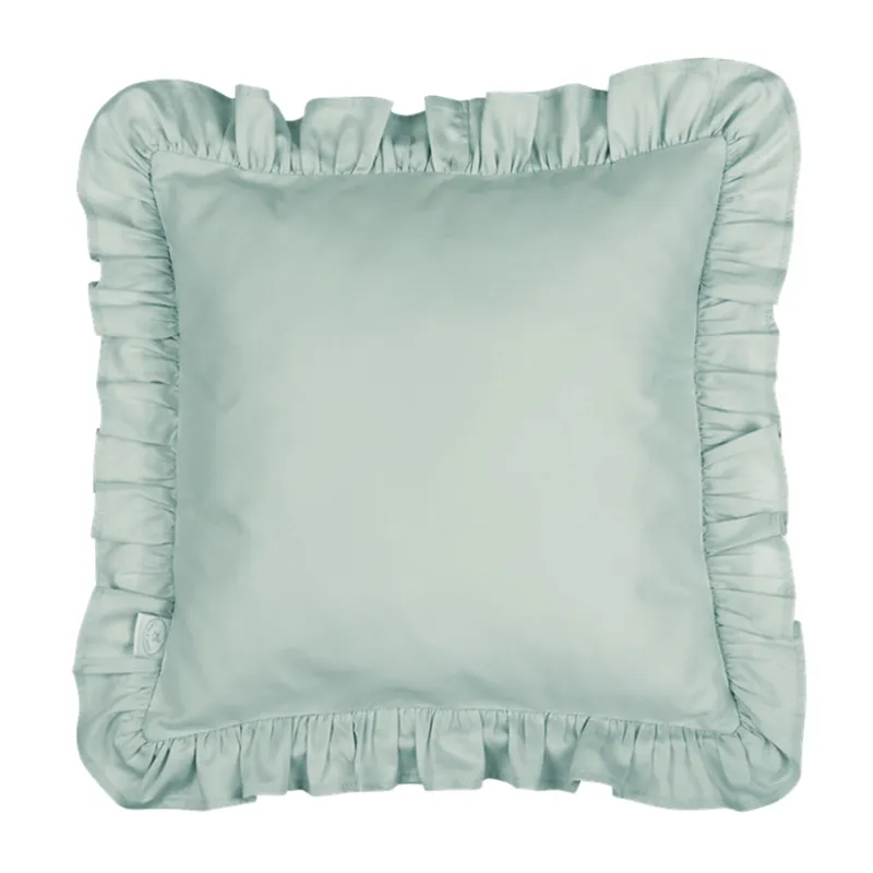 Coussin à volants Bleu - 45x45cm-0