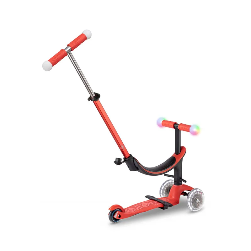 Trottinette évolutive 3en1 Revolution led Rouge - 12m+-2