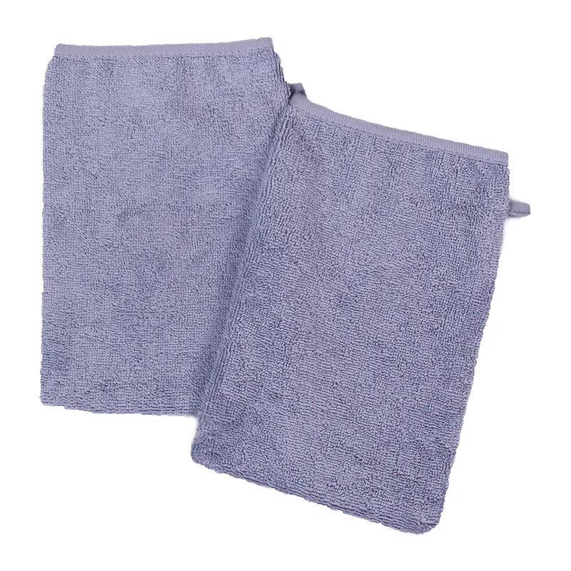 2 Gants de toilette Coton BIO Océan - 16x21cm-0