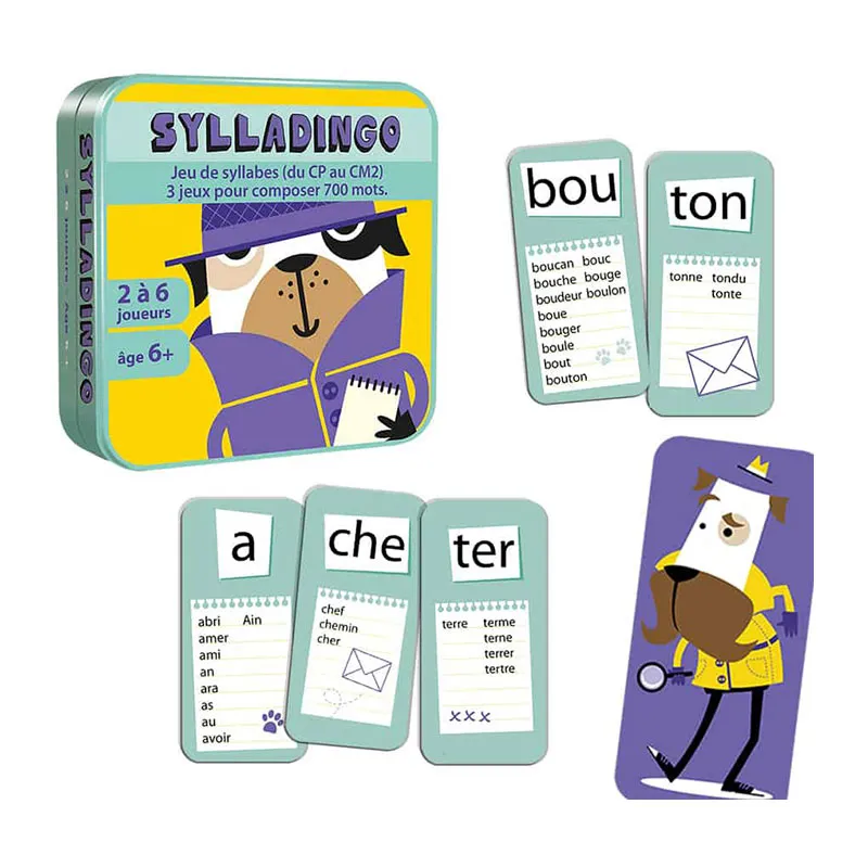 Jeux de syllabes Sylladingo CP/CM1 - 6+-0