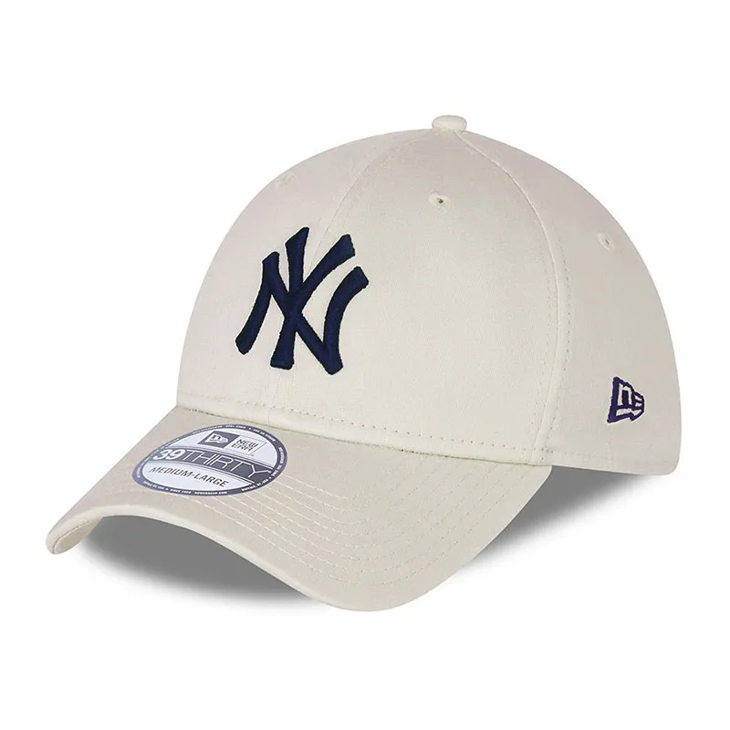 Casquette 39Thirty New York Yankees League ess Adulte - Beige clair-0