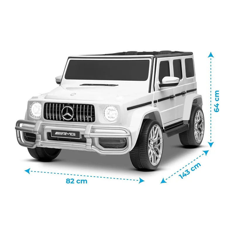 4x4 électrique Mercedes-Benz AMG63 Blanc - 36m+-3