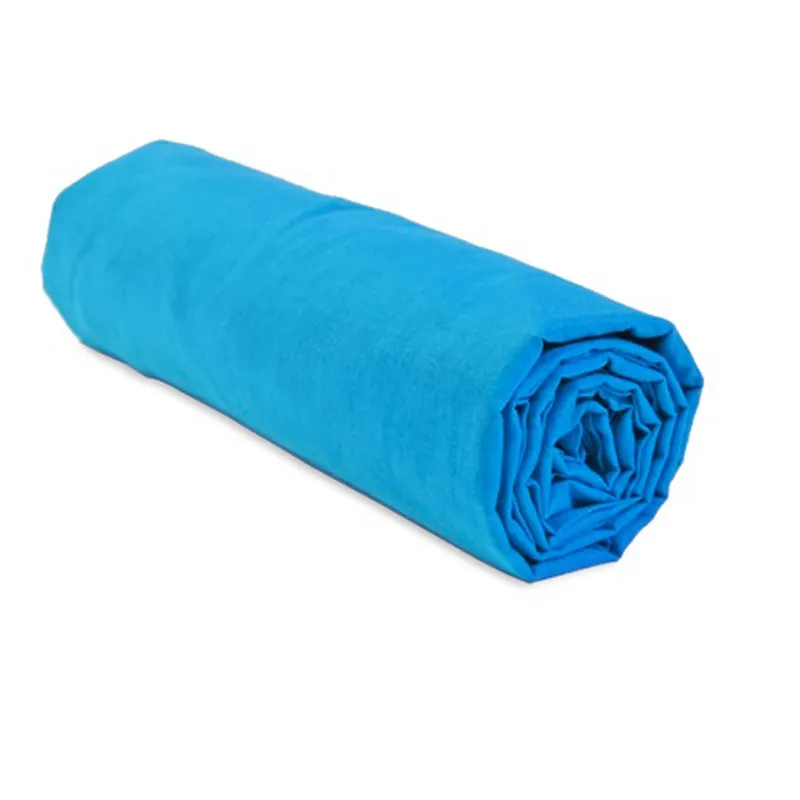 Drap Housse Copacabana 140 x 190 cm - Bleu - LINGE DE LIT-0