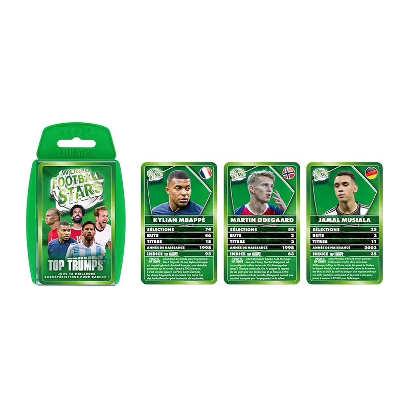 Jeu de cartes Top Trumps World Football Star - 12+-5
