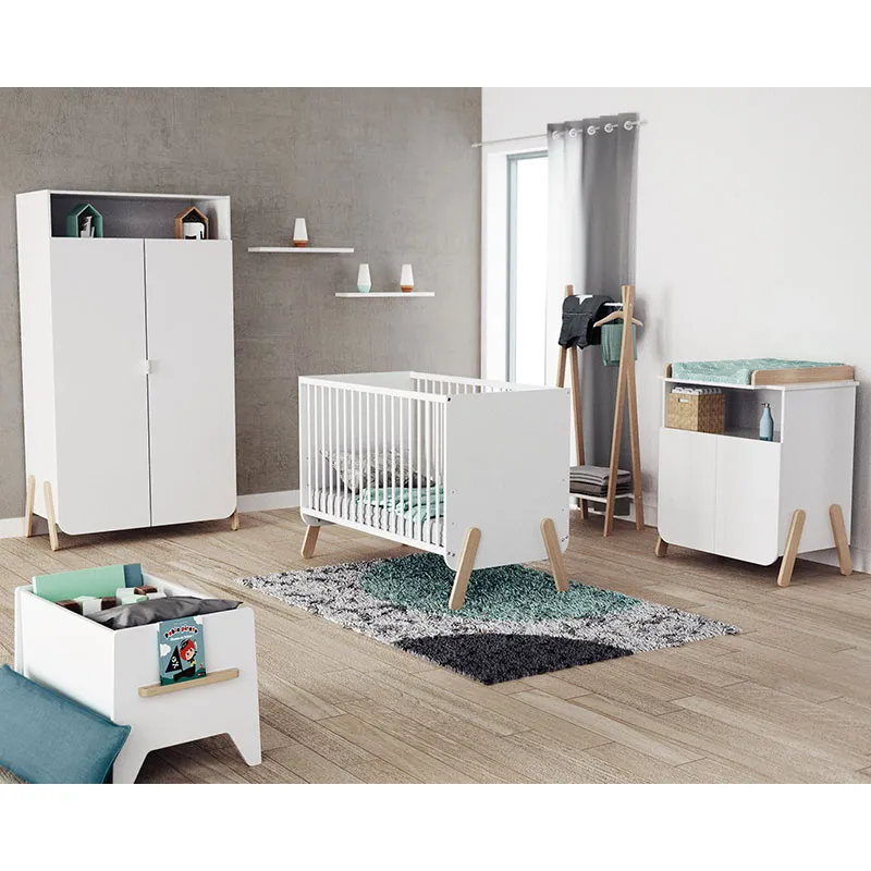 Armoire Pirate Blanc - 100x50x176cm-2