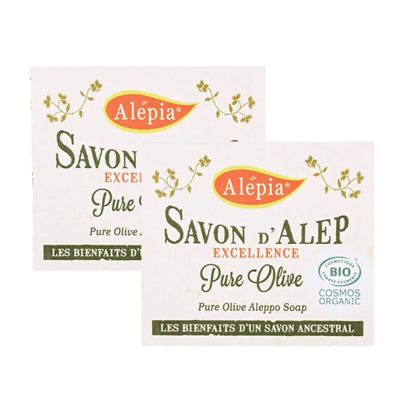 2 Savons d'Alep BIO Pure Olive BIO - 2x200g-1