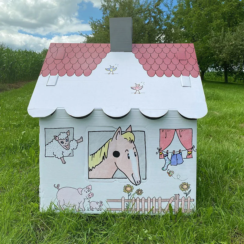 Maisonnette à peindre Carton - 36m+-3