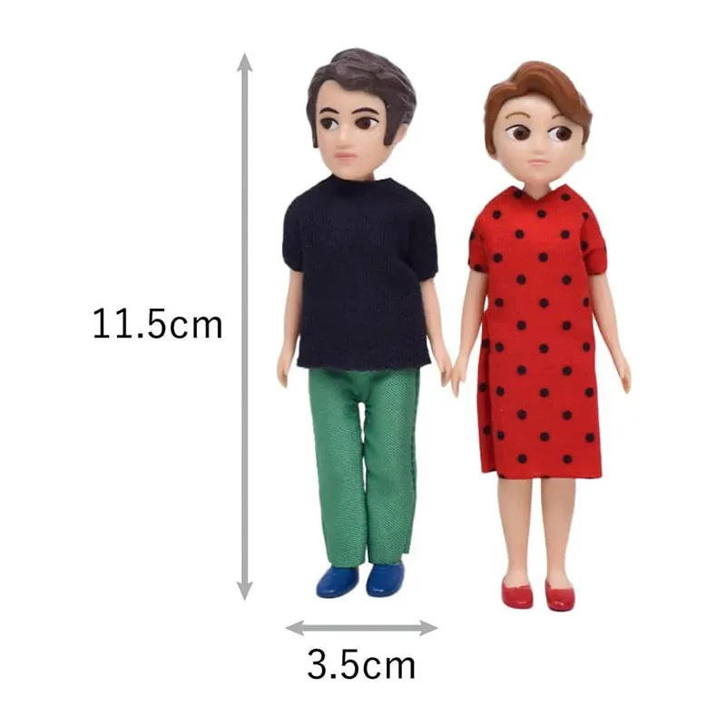 Poupées la famille de Thomas & Marion - 4+-2