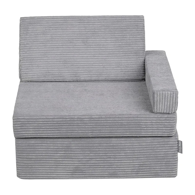 Fauteuil couvertible pour enfant Gris - 70x55x30cm-5
