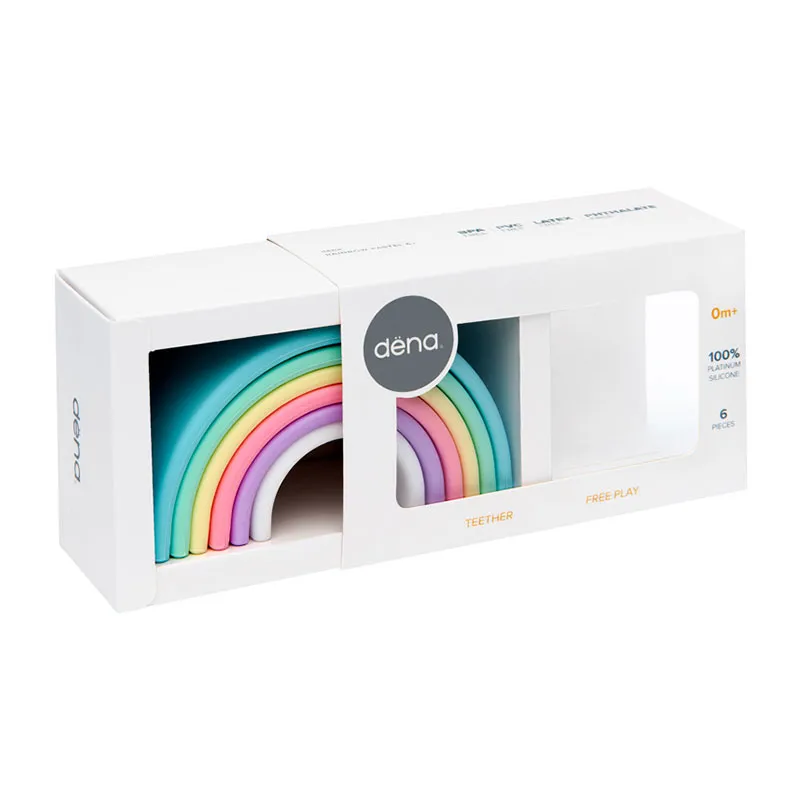 Jouet de dentition Arc-en-ciel Dëna - 0m+-9