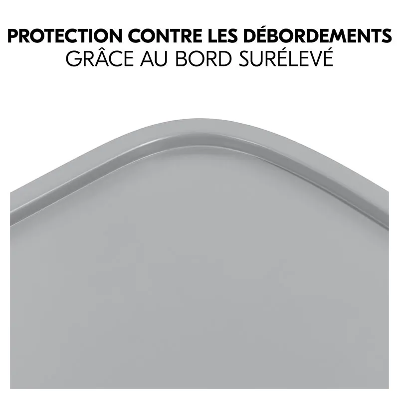 Tablette en bois pour Chaise haute - Gris-7