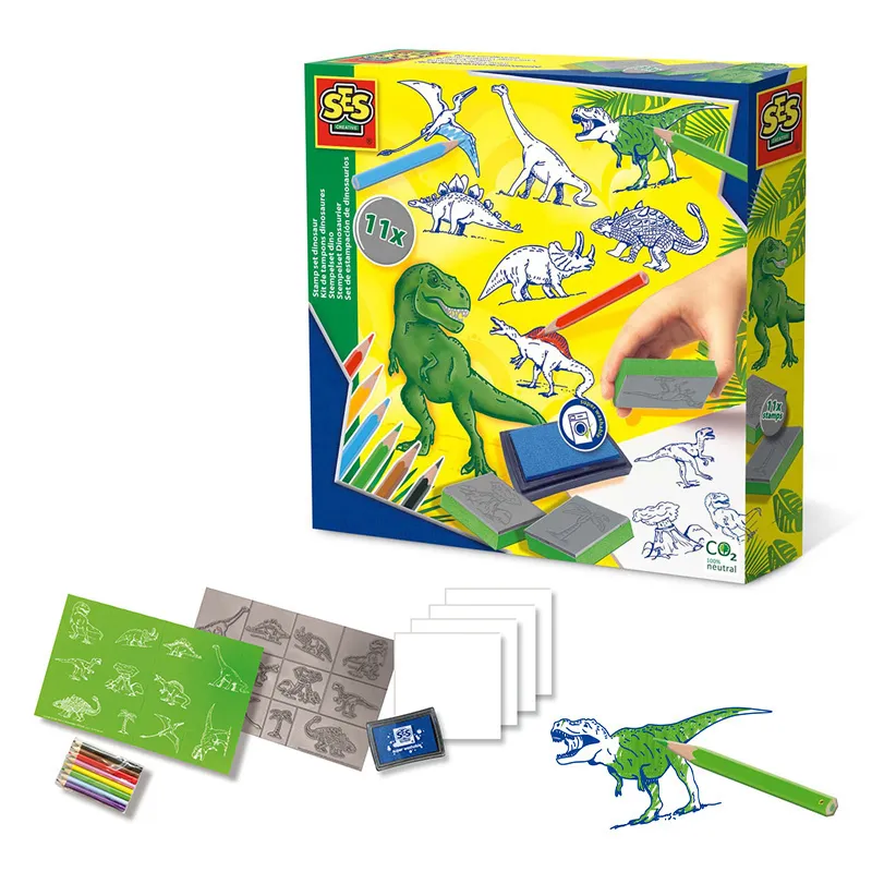 Kit de tampons dinosaures - 36m+-7