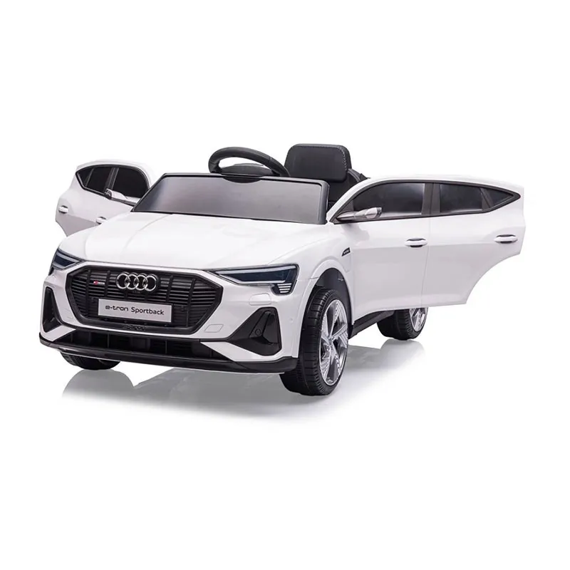 Voiture à batterie Audi E-Tron Sportback 4x4 Blanc - 36m+-8
