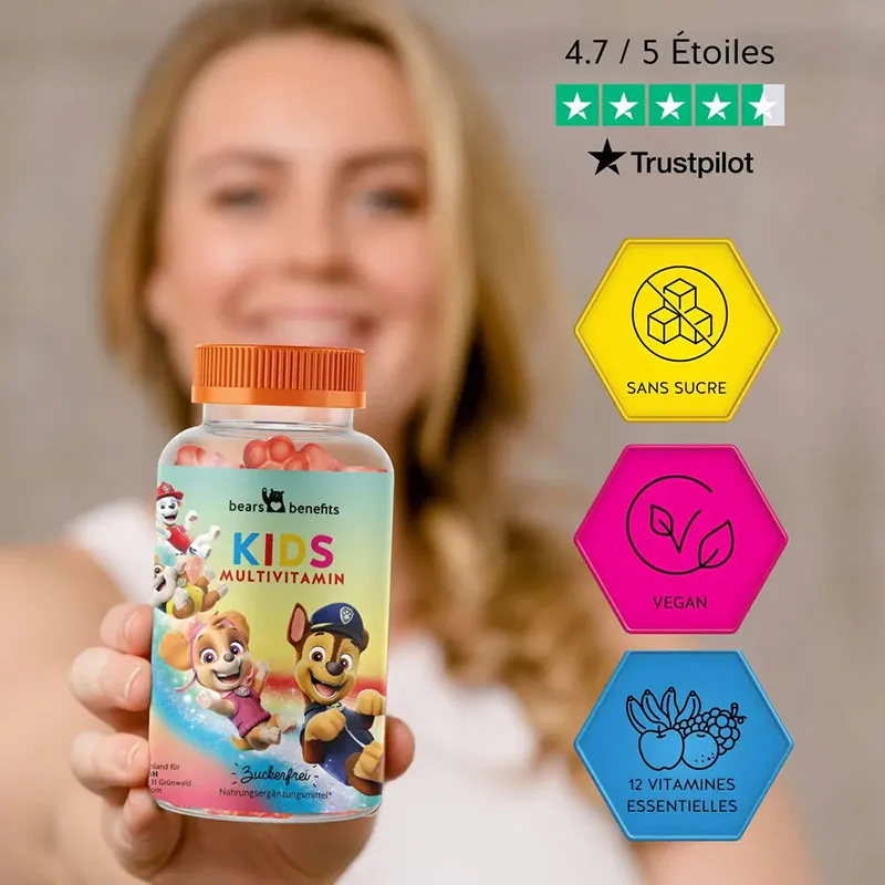 Cure 3 mois Pat'Patrouille Complexe Multivitaminé - Gummies-2