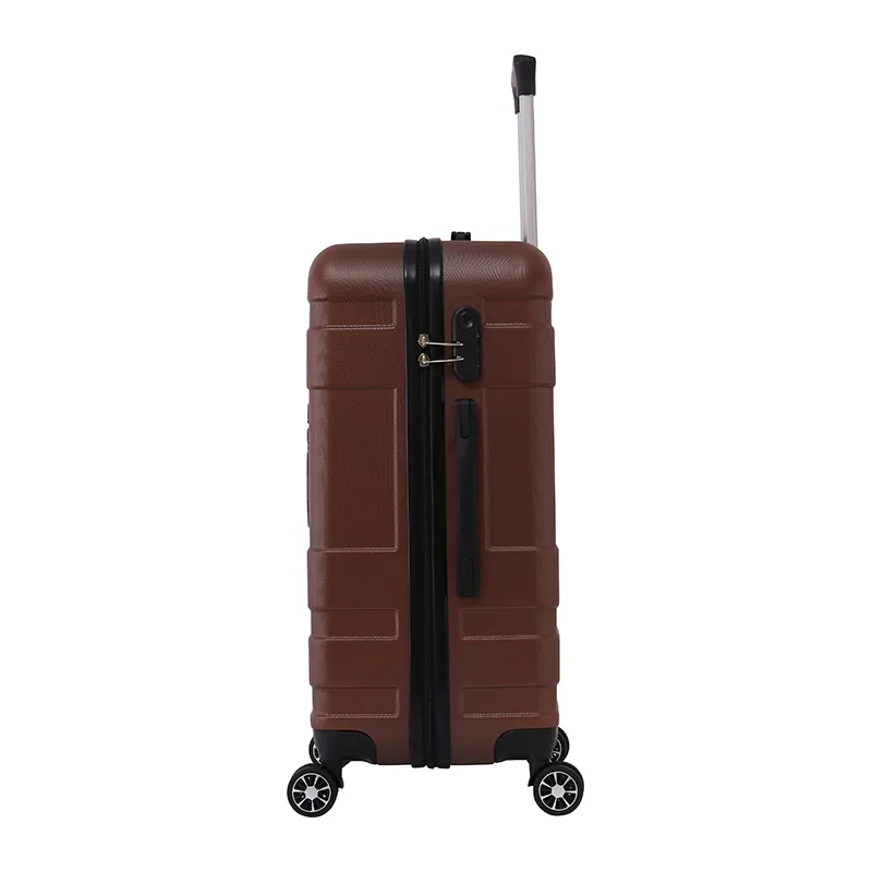Set de 3 valises Lyra 55/65/75 cm - 43/65/94,5L - Coffee-4