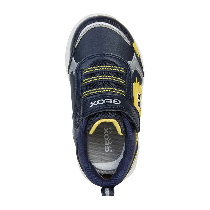 Sneakers lumineuses Sprintye - Marine/Jaune-4